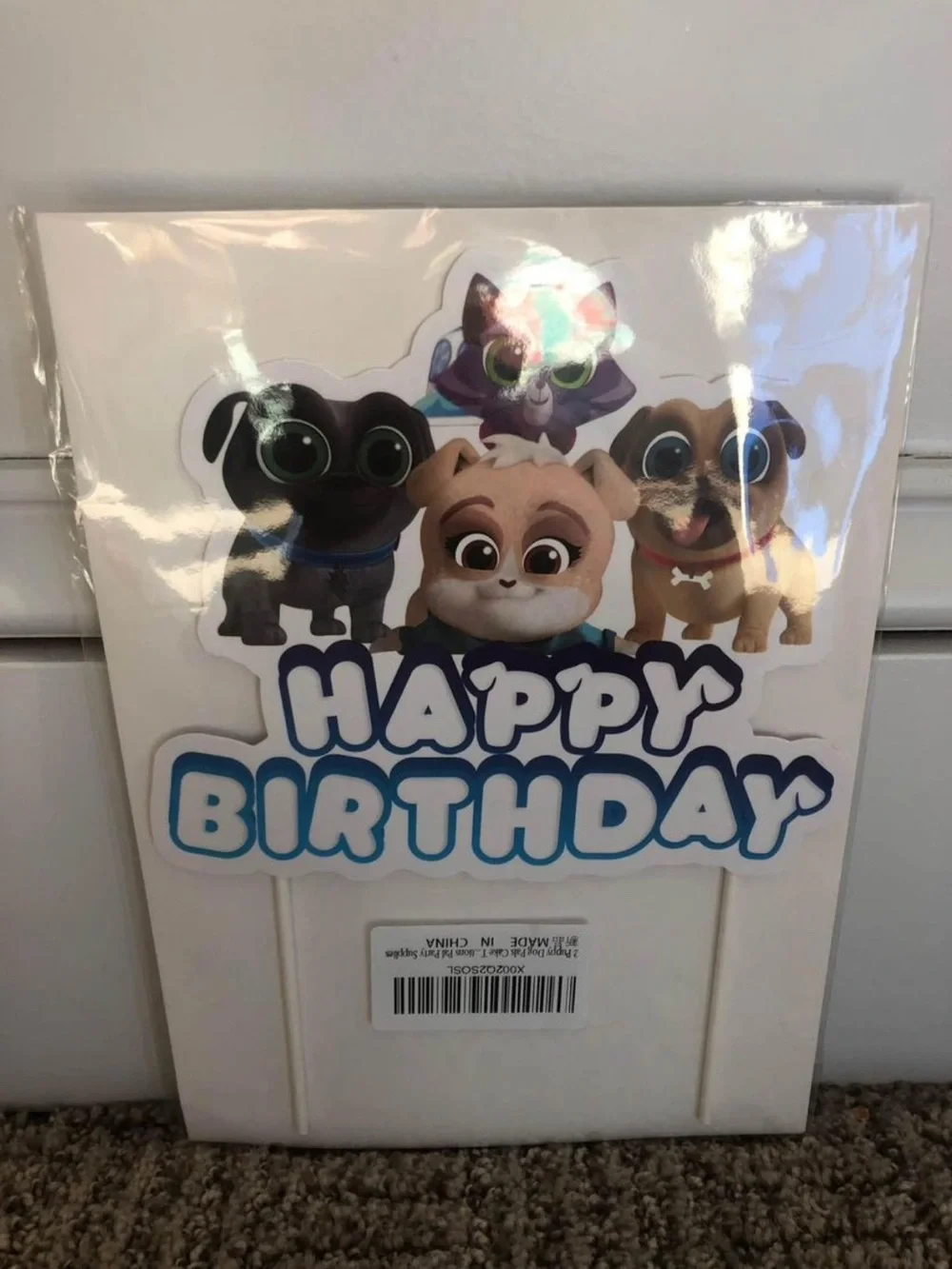 Happy Birthday Cake Topper